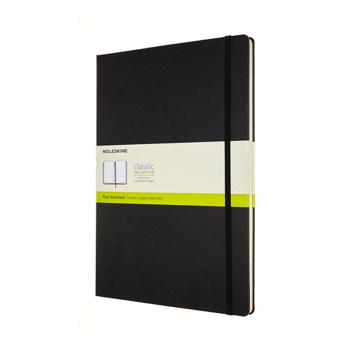 Moleskine Moleskine Classic Hard A4 Plain Notebook Black - Kalenderkungen.se