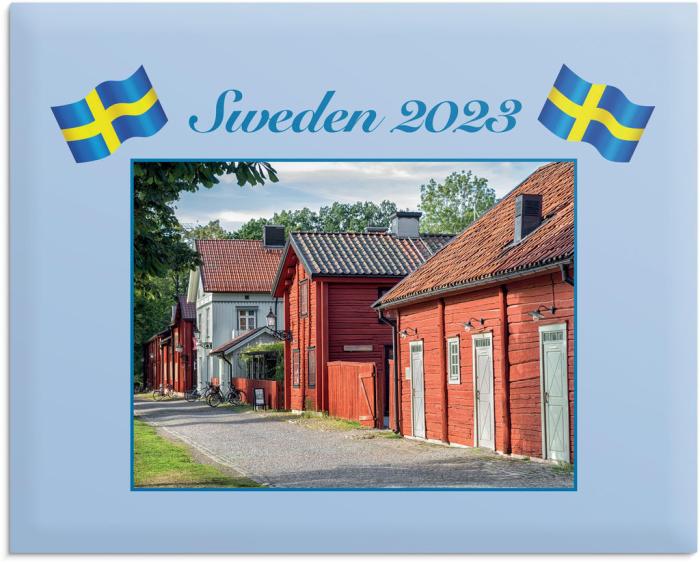Väggkalender Sweden med kuvert 2023