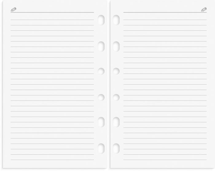 Compact Systemkalender svart skinn 2026