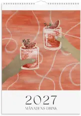 V&auml;ggkalender Posters Drinkar 2027