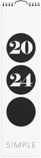 Väggkalender Simple 2024