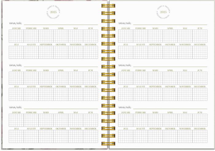 Burde Publishing AB Life Planner 2025 Essentials A6 - Kalenderkungen.se