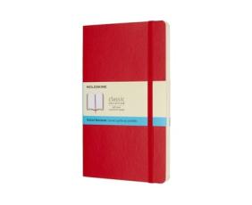 Moleskine Dotted Soft Notebook Large - Röd