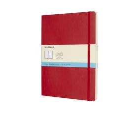 Moleskine Notebook X-large Soft Cover Röd Dotted