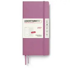 Kalender Leuchtturm1917 vecka/notes Dotted Wallet Hard Dusty Rose 2027