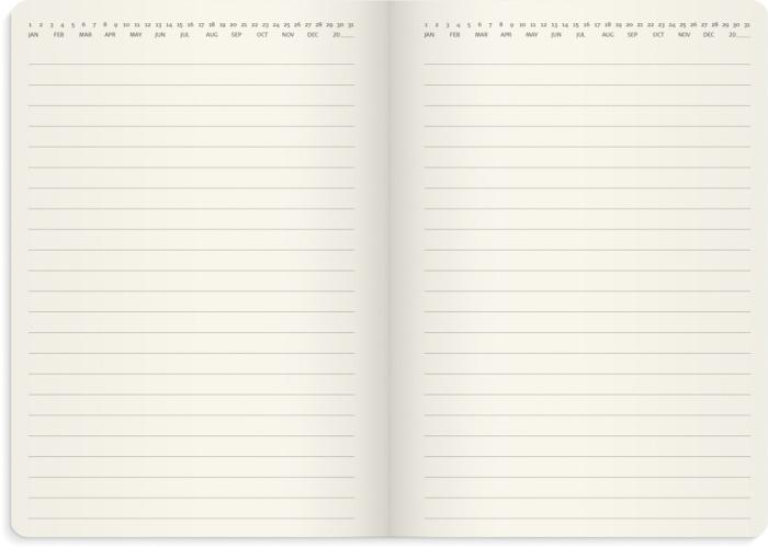 Liten veckokalender Forma Deluxe brun 2026