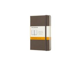 Moleskine Ruled Classic Notebook Pocket - Brun 9x14cm