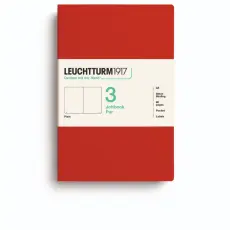 Leuchtturm Jottbook A5 3- pack Plain Cherry