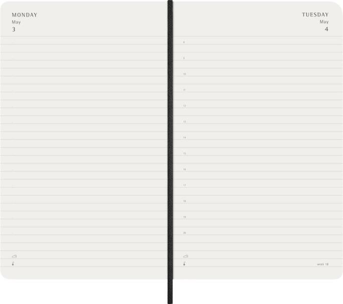 Kalender Moleskine Daily Soft Large 26/27