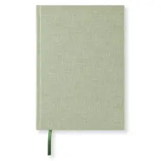 Olinjerad Blank Book A5 - 128 sidor Green Leaf