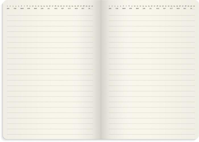 Stor Veckokalender Forma Deluxe brun 2026