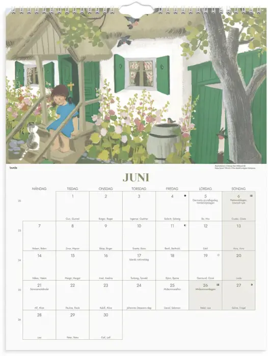 Väggkalender Ilon Wikland 2027