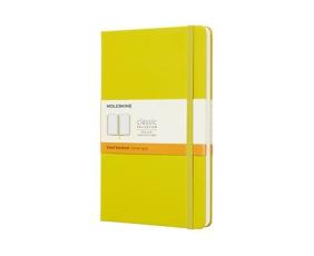 Moleskine Ruled Classic Notebook Large - Gul 13x21cm