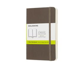 Moleskine Notebook Pocket Soft Cover - Brun - Olinjerad