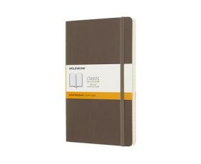 Moleskine Notebook Large Soft Cover - Brun - Linjerad