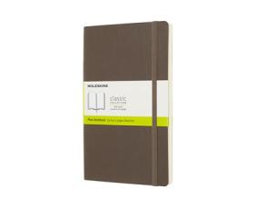 Moleskine Notebook Large Soft Cover - Brun - Olinjerad