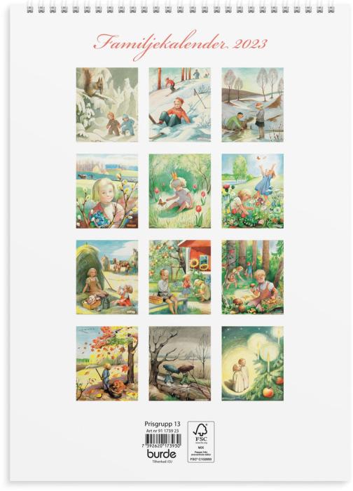 Familjekalender Kerstin Frykstrand 2023