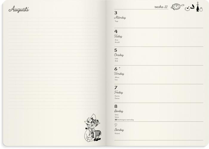Muminkalender A5 2026
