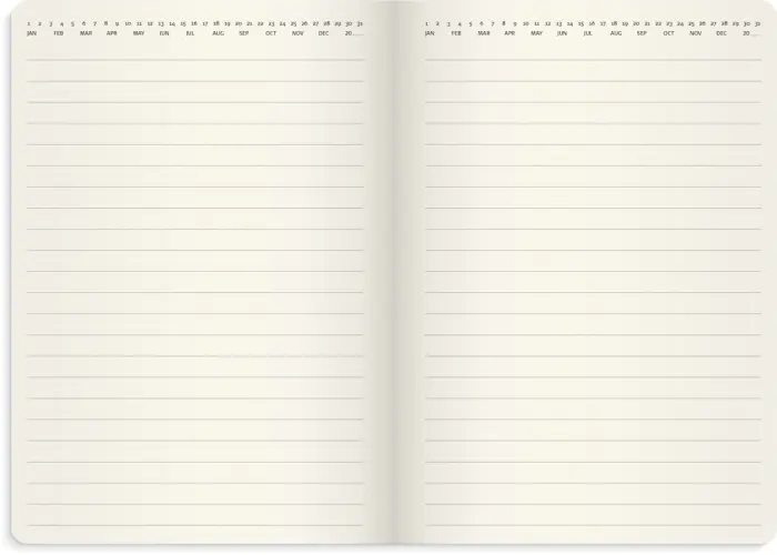 Stor Veckokalender Forma Deluxe svart 2026