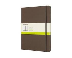 Moleskine Notebook X-large Hard Cover - Brun - olinjerad