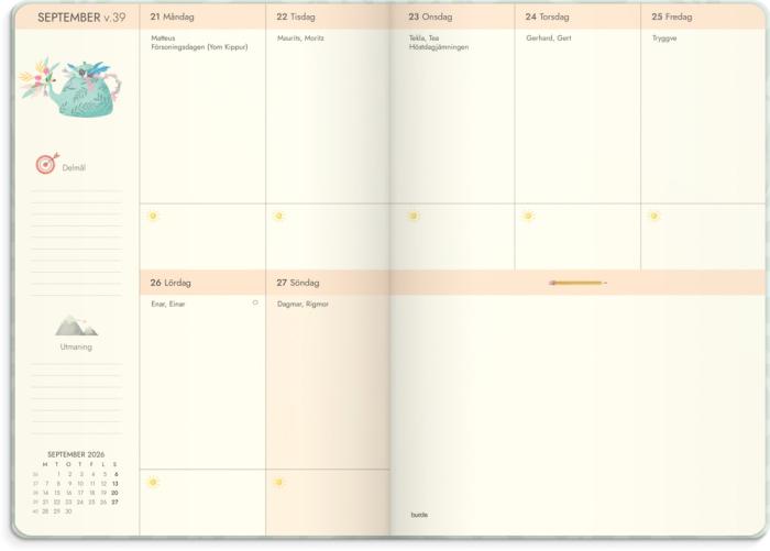 Kalender 2026 Life Planner Dream & Do