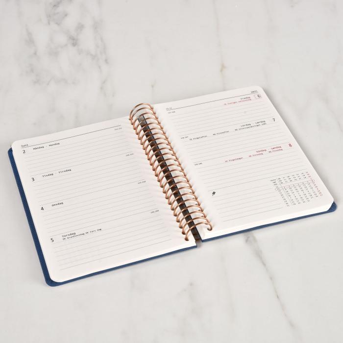 KOZO Kalender 2026 A6 Vecka per uppslag Aloe Vera
