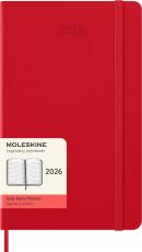 Kalender Moleskine Daily Red Hard Large 2026
