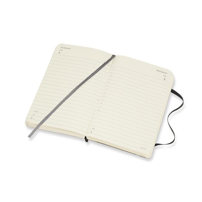 Moleskine Moleskine Daily Black Soft pocket 2020 - Kalenderkungen.se