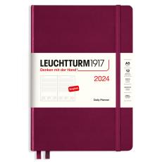 Leuchtturm1917 A5 Dag/Sida Port Red 2024