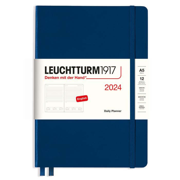 Leuchtturm1917 A5 Dag/Sida Navy 2024