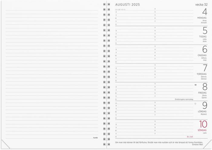 Stor Veckokalender refill 2025