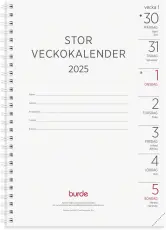 Kalender Stor Veckokalender refill 2025