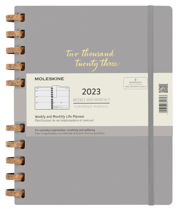 Spiral Planner 2023 XXL Smoke Grey