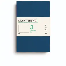 Leuchtturm Jottbook A5 3- pack Plain Indigo