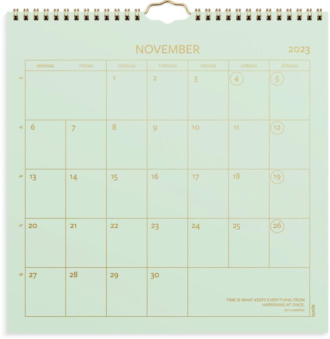 Väggkalender Color 2023