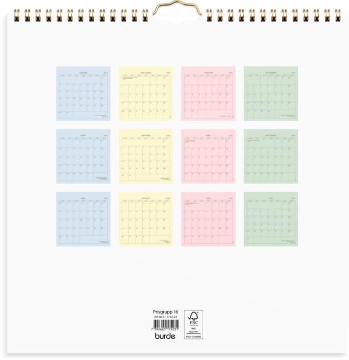 Väggkalender Color 2023