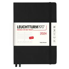 Leuchtturm1917 A5 Dag/Sida Black 2024
