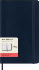 Kalender Moleskine Daily Sapphire Blue Soft Large 2026