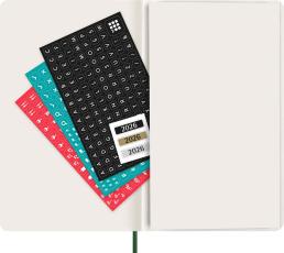 Kalender Moleskine Daily Myrtle Green Soft Large 2027