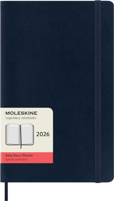 Kalender Moleskine Daily Sapphire Blue Soft Large 2026