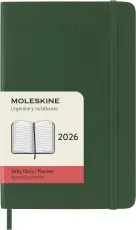Kalender Moleskine Daily Myrtle Green Soft pocket 2026
