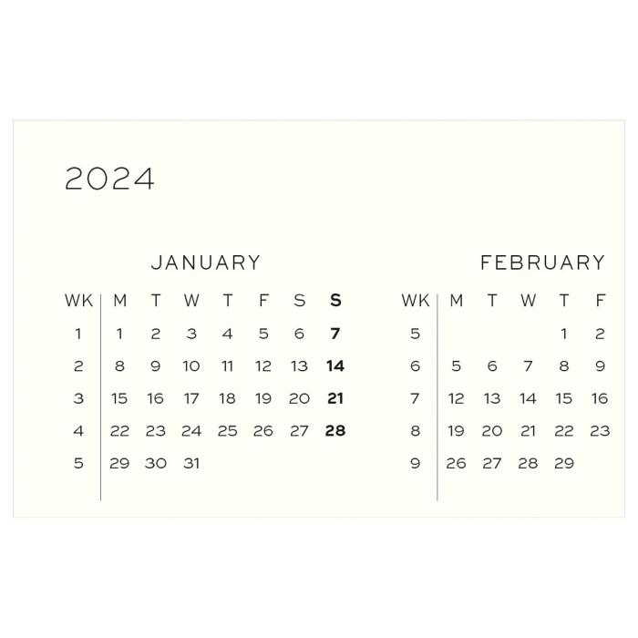 Kalender 23/24 Leuchtturm1917 A5 v/notes soft Rising Sun