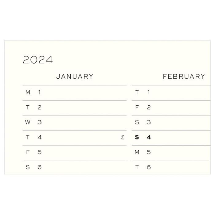 Kalender 23/24 Leuchtturm1917 A5 v/notes soft Rising Sun