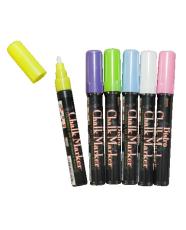 Blackboard Chalk Markers 6-pack Fluor