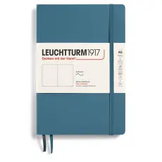 Leuchtturm Notebook A5 soft olinjerad Stone blue
