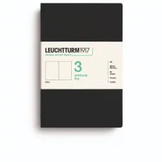 Leuchtturm Jottbook A5 3- pack Plain Black