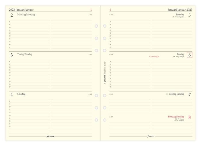 Filofax Dagbok A5 2023 v/u