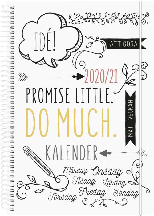 Burde Publishing AB Veckoplanering Doodle A5 2020-2021 - Kalenderkungen.se