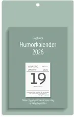 Kalender Väggplån med dagblock Humor 2026