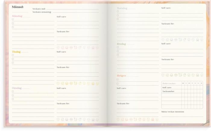 Planera ditt drömliv - odaterad kalender